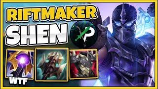 #1 SHEN WORLD BUILDS RIFTMAKER AND 1V9'S WITH IT?!? XPETU SHEN TOP STRATEGY - League of Legends