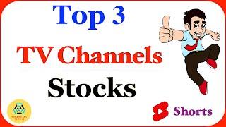 Top 3 TV Channels stocks in India | Financial Techie #shorts