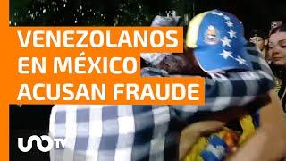 Así reaccionaron venezolanos en México al conocer los resultados de las elecciones