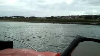 Microplus 502 testdrive in a gale at sea.