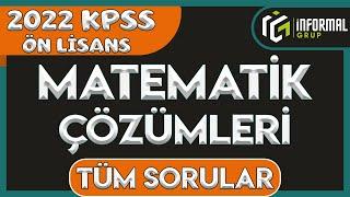 2022 KPSS Ön Lisans Matematik Çözümleri | Tüm Sorular ve Detaylı Anlatım