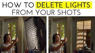 How to Delete Lighting Gear from Your Shots! (Featuring Godox UL150 & LC500R)