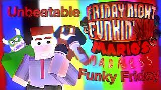 Unbeatable | Recreated in Funky Friday | Mario Madness V2 | Roblox