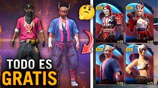 ¿Como RECLAMAR el SAKURA GR4TIS en el SISTEMA TREND+ en FREE FIRE?  Agenda Semanal de free fire