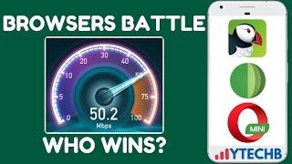 Browsers Comparison: Who Wins the Battle - Opera Mini vs Puffin vs Jelly Web Browser in Android