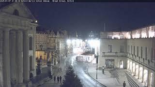 Oxford Martin School Webcam - Broad Street, Oxford