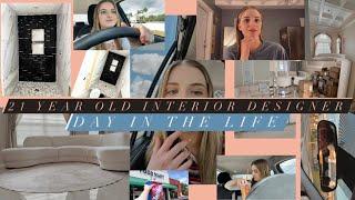 INTERIOR DESIGNER DAY IN THE LIFE | 21 year old Interior Designer