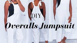 DIY: How to Sew Overalls Jumpsuit  - No Pattern