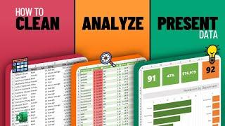 How to Clean, Analyze and Present Data with Excel (FREE Adv. Course)
