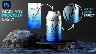 How to make a soda can mockup | Photoshop Mockup Tutorial