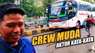 CREW muda arjuna || bus akap sumber alam terminal grogol