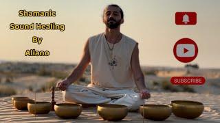 Meditation and Healing In Dubai Desert With 7 Chakra Tibetan Singing Bowls - Powerful Sound Bath