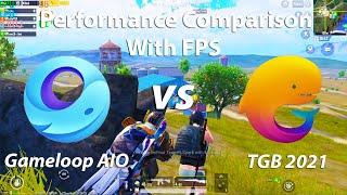 Gameloop 7.1 AIO  Vs TGB 2021 | 90 FPS Emulator For PUBG Mobile | Detailed Comparison With FPS Meter