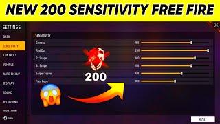 Free Fire Best 200 Sensitivity Settings 2024 | After Update Headshot Sensitivity Setting Free Fire