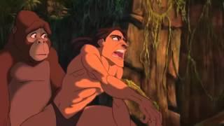 Tarzan  Kerchak warns to be wary of the humans HD