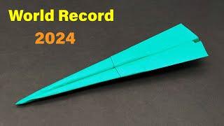 How to Make a World Record Paper Airplane - New World Record 2024