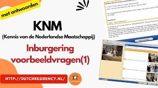2024| KNM Inburgering met antwoorden (kennis nederlandse maatschappij) Voorbeeldvragen(1)