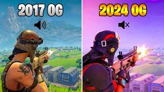 OG Fortnite Sound Effects VS Now (2017 vs 2024)