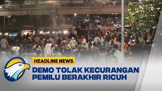 MASYARAKAT GERAM! Aksi Demo di Depan Gedung DPR RI Ricuh