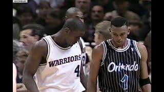 Webber & Sprewell Battle Penny & Shaq - Magic @ Warriors March 1994