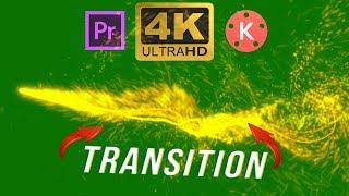 Green Screen Light Sparks Transition Effects 4K + SFX