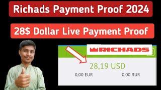 Richards Payment Proof 2024 | Best Direct Link Ads Network | Richads Payment Problem Fix | 2024