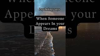 Psychological Facts #shorts #love #psychology #short  #trending If someone appears in your dreams