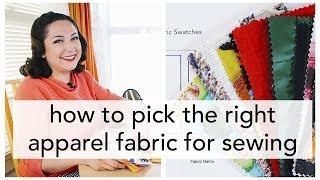 How to Select Fabric for Sewing Projects | Vintage on Tap