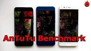 Honor 9 vs. Huawei P10 vs. Huawei P10 Plus | AnTuTu Benchmark