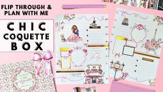 PLAN WITH ME & FLIP THROUGH | LIVE LOVE POSH CHIC COQUETTE BOX