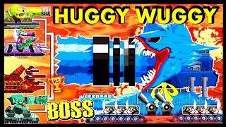 WHAT IF the Boss Gustav was Huggy WuggyМега танки VS Босс| Мультики про танки | Arena Tank Cartoon