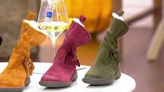 Miz Mooz Suede Wool Lined Ankle Boots - Prance on QVC