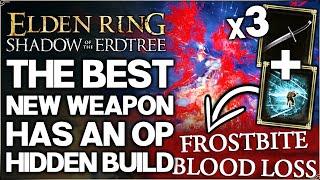 Shadow of the Erdtree - This Backhand Frost Blood Combo = Actually OP - Best Build Guide Elden Ring!