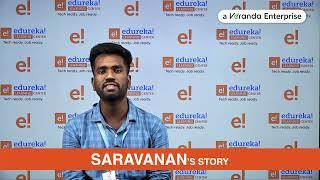 Saravanan's Story | Edureka Learning Center - Viluppuram