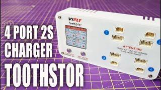 VIFLY ToothStor - 4 Port 2S Balance Charger with Storage Mode