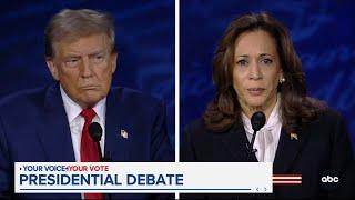 Recap of the ABC News presidential debate between Trump, Harris