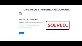 [Solve]DNS PROBE FINISHED NXDOMAIN [Hindi] | Dipu Singh