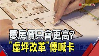 房價只會更高?"虛坪改革"雜音多傳喊卡 原停車空間.容積計算2方向改革 專家:難以一刀劃分｜非凡財經新聞｜20240812