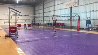 Taylor Hutchison setter  training and practice