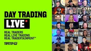 TopstepTV Live Futures Day Trading: 2 Red Days in a Row? Illegal! (07/12/24)