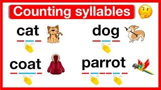 How to count syllables?  | What are syllables? | Breaking down words