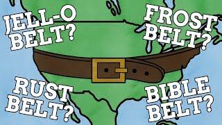 How Did The Belts Of The USA Get Their Names?