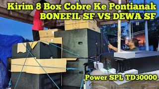 Kirim 8 Box Cobre Ke Pontianak‼️Amunisi Balap Box Cobre Isi Speaker Double Magnet Spek Karnaval