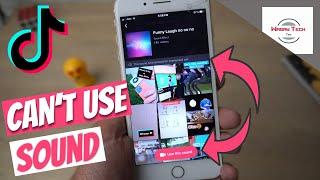 This Sound isn't Licensed for Commercial Use TikTok Problem | Sound isn't Available TikTok