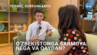 O'zbekistonga sarmoya: nega va qaydan? #uzbekistan #afghanistan #termez