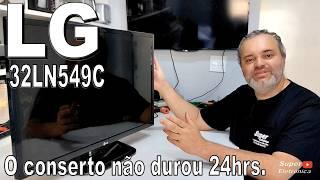 TV LG 32LN549C Sem imagem.