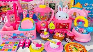 40 Minutes Satisfying with Unboxing Cute Pink Rabbit House Toys Collection Play Set ASMR