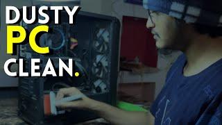 How to clean gaming pc || clean cpu with air blower || Tech on screen