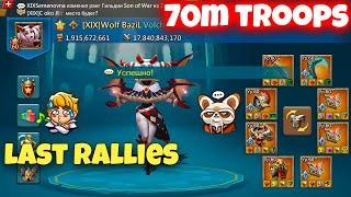 Lords Mobile - WOLF BAZIL Emperor Account Last Rallies Before Sold. This Account Was Insane