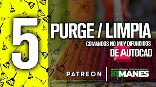 ​ Patreon | PURGE | LIMPIAR | #5 Comandos no muy difundidos de AutoCAD